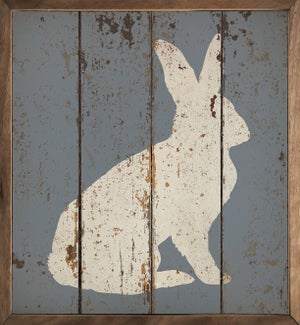 Sitting Bunny Blue